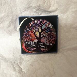 Stained Glass Tree Ornament